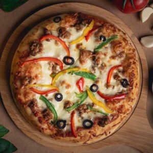Chicken On Fire Pizza