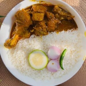 Chicken Bhuna With Rice