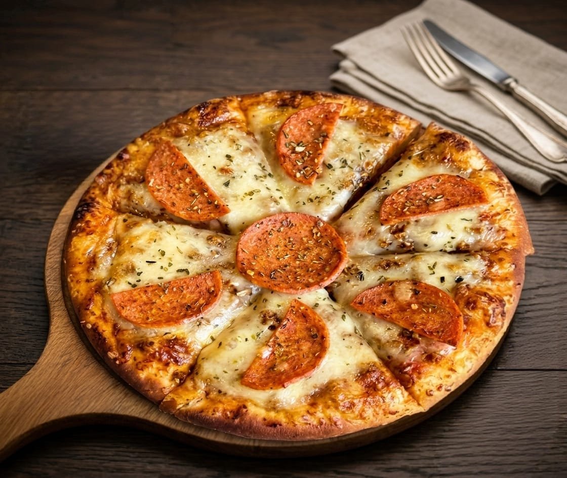 Salami Pizza