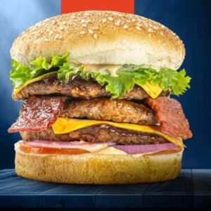 Double Decker Beef Burger