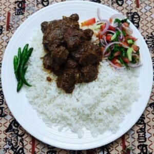 Beef Kala Bhuna With Rice