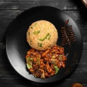Rice Bowl With Chicken Sizzling